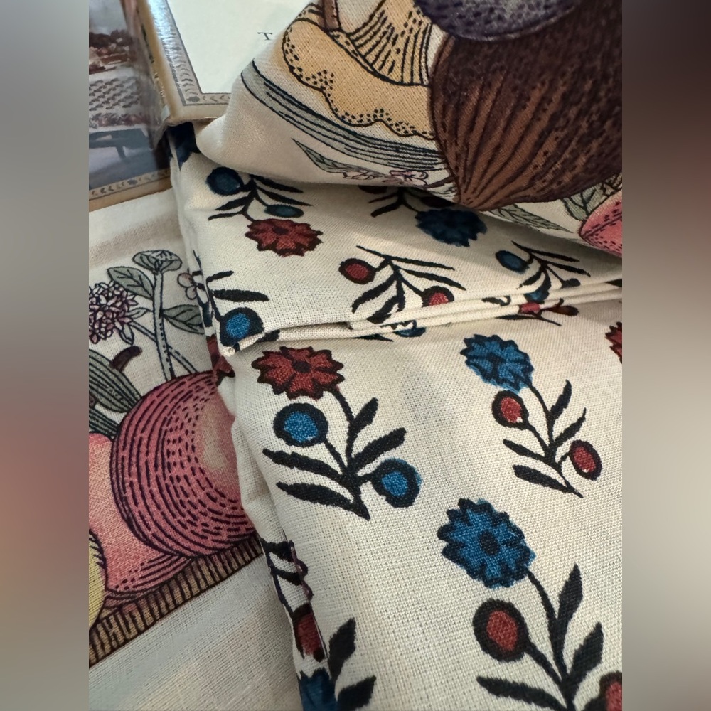 John Derian Thanksgiving table cloth - Picture 8 of 11